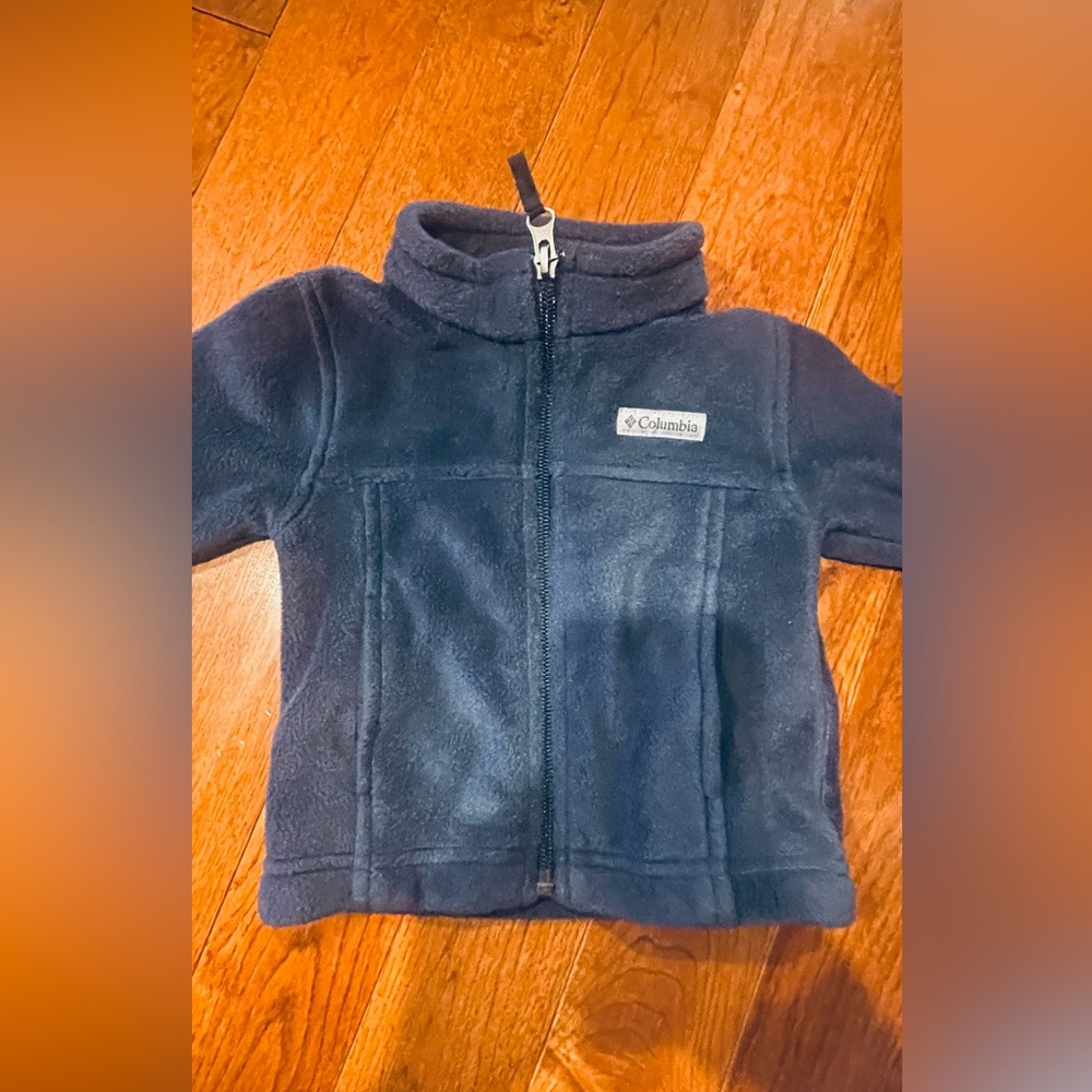 Columbia fleece jacket - navy blue